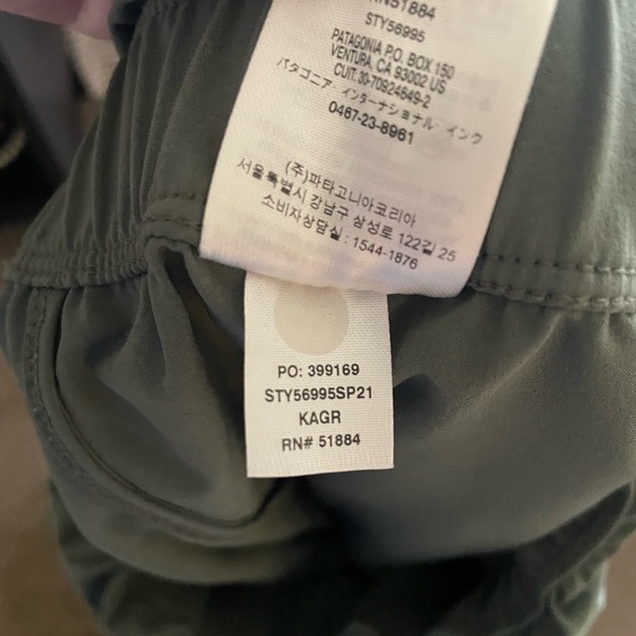 Patagonia Women’s Fleetwith Romper Sleeveless Jumpsuit Stretch S Green - Picture 12 of 14